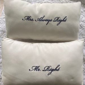 Newlywed Set of 2 Pillows